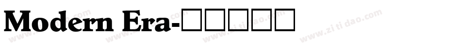 Modern Era字体转换